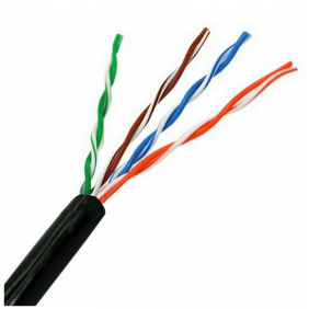 Aisens cable de red utp cat.5e 100m negro