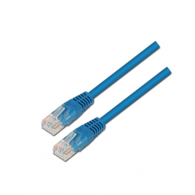 Aisens cable de red rj45 utp awg24 cat.6 50cm azul