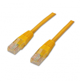 Aisens cable de xarxa rj45 cat.6 utp 0.5m groc