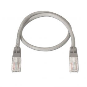 Aisens cable de xarxa rj45 utp awg24 cat.6 lliure d'halògens 50cm gris