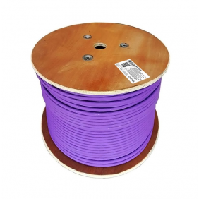 Aisens a146-0368 bobina cable de red rj45 categoría 7 s/ftp awg23 305m violeta