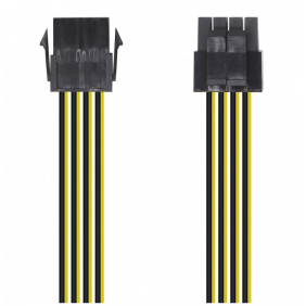 Aisens cable d'alimentació 4+4 pins a 8 pins mascle/femella 30cm