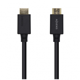 Aisens cable hdmi 2.1 8k mascle/mascle 0.5m negre