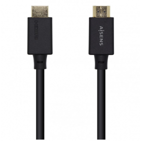 Aisens cable hdmi v2.1 mascle/mascle 2m negre