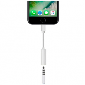 Apple adaptador lightning a 3.5mm