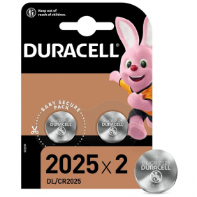 Duracell cr2025 2 pilas de botón litio