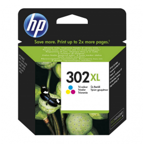 Hp 302xl cartucho tinta alta capacidad original tricolor