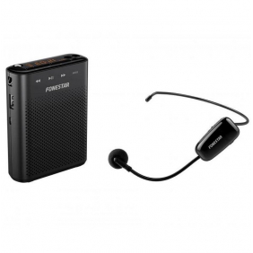 Fonestar alta-veu-w30 amplificador portàtil usb/microsd/mp3 amb micròfon sense fil negre