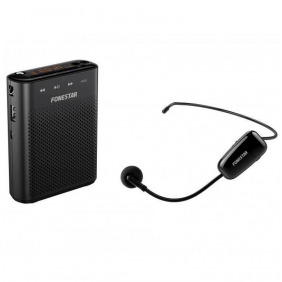 Fonestar alta-voz-w30 amplificador portátil usb/microsd/mp3 con micrófono inalámbrico negro