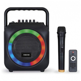 Fonestar box-35led altavoz bluetooth con karaoke 35w negro