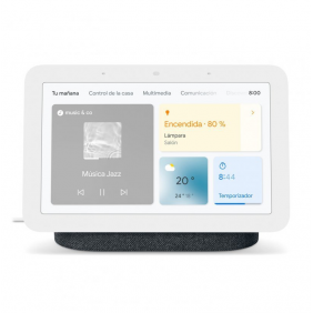 Google nest hub 2n generació altaveu intel·ligent i assistent amb pantalla carbó