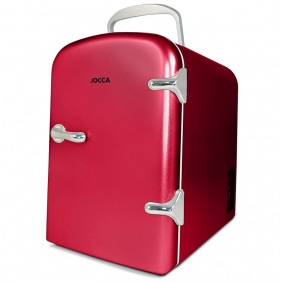 Jocca 9026r mini nevera portàtil 4l 30w vermella