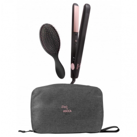 Jocca 1489 set de viatge planxa de pèl + raspallo