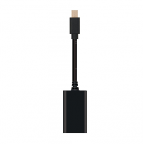 Nanocable cable adaptador mini displayport macho a hdmi hembra 15cm negro