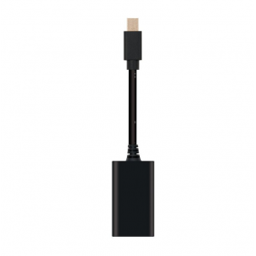 Nanocable cable adaptador mini displayport mascle a hdmi femella 15cm negre