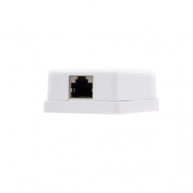 Nanocable roseta de superficie 1x rj45 cat. 5e ftp blanca