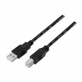 Nanocable cable usb tipus a a tipus b negre per a impressora