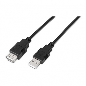 Nanocable cable prolongador usb 2.0 tipo a macho/hembra 1m