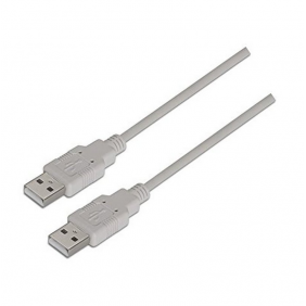 Nanocable cable usb 2.0 tipo a macho/macho 2m beige