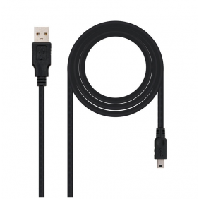 Nanocable cable usb 2.0 tipo a macho a mini usb macho 1m