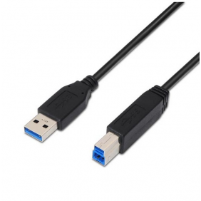 Nanocable cable impresora usb 3.0 tipo a/b macho/macho 2m negro