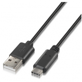 Nanocable cable usb 2.0 tipo c a usb tipo a macho/macho negro 0.5m