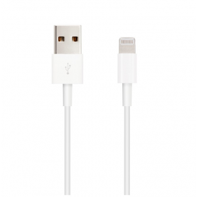 Nanocable cable lightning a usb 2.0 macho/macho 1m blanco