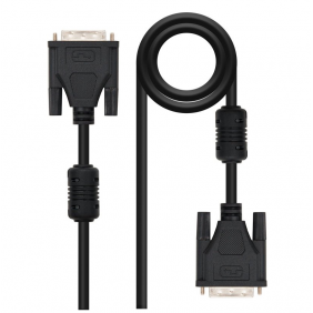 Nanocable cable dvi 18+1 single link macho/macho 1.8m negro