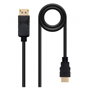 Nanocable cable conversor displayport a hdmi negro 2m