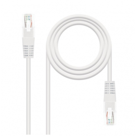 Nanocable cable de red utp rj45 cat5e 2m blanco