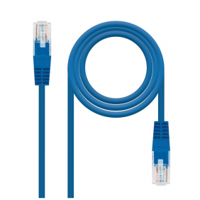 Nanocable cable de xarxa rj45 utp awg24 cat. 5e 3m blau
