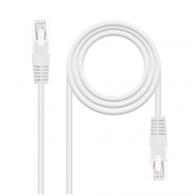 Nanocable cable de red rj45 utp awg24 cat. 5e 3m blanco