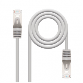 Nanocable cable de red rj45 cat. 6 ftp awg24 5m gris