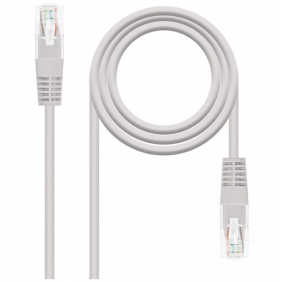 Nanocable cable de red rj45 utp lszh cat6 5m gris