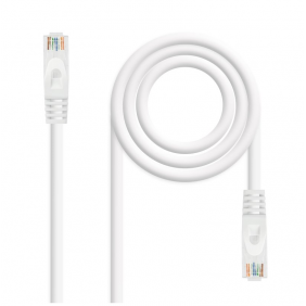 Nanocable cable de red rj45 lszh cat.6a utp awg24 0.5m blanco