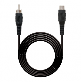 Nanocable cable alargador rca macho/hembra 3m negro