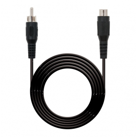 Nanocable cable allargador rca mascle/femella 3m negre