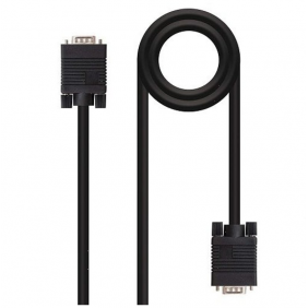 Nanocable cable vga sense ferrita mascle/mascle 1.8m negre