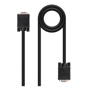 Nanocable cable vga hdb15 macho/macho 3m negro