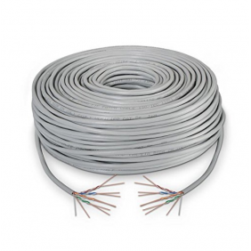 Nanocable bobina cable de red ftp cat5e 305m gris