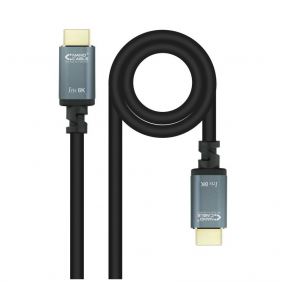 Nanocable cable hdmi 2.1 iris 8k macho/macho 1m negro