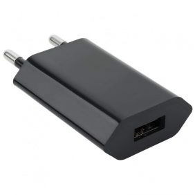 Nanocable cargador usb 5w negro