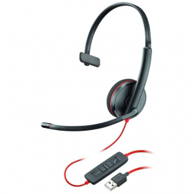 Poly blackwire 3210 auricular amb micròfon usb negre