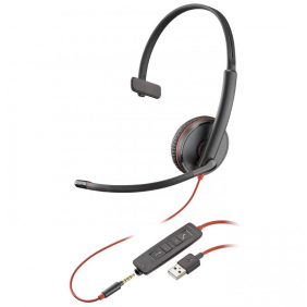 Plantronics blackwire c3215 auricular monoaural negro