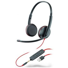 Plantronics blackwire c3225 auriculares usb/jack 3.5mm