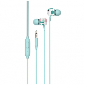 Spc hype auriculares con micrófono verde