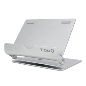 Tooq ph0002-s soporte de sobremesa plata para smartphone/tablet hasta 10"