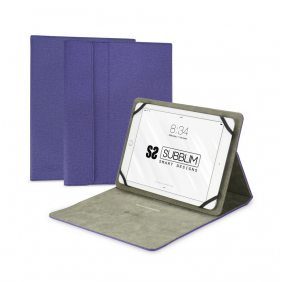 Subblim clever stand funda azul para tablet de 10.1"