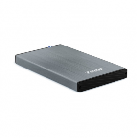 Tooq tqe-2527 carcasa usb 3.0 para discos duros 2.5" sata 3 gris