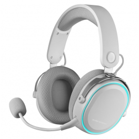 Mars gaming mhww auriculares gaming 7.1 inalámbricos blancos